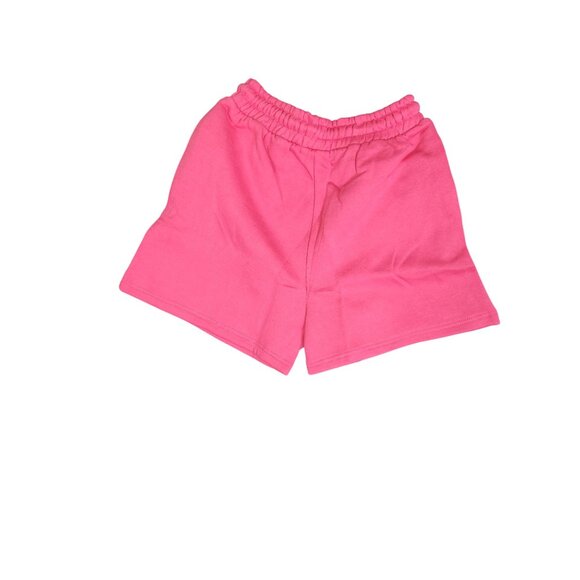 PrettyLittleThing Dark Rose Womens Sweat Shorts Small Printed Logo Elastic Waist - Picture 3 of 9